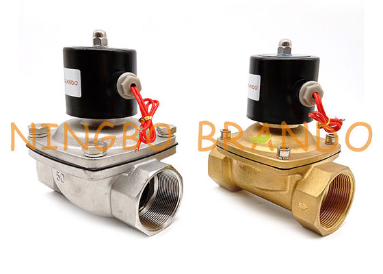 2'' Inch Semi-Diaphragm UW-50 Brass SUW-50 SS304 Solenoid Valve