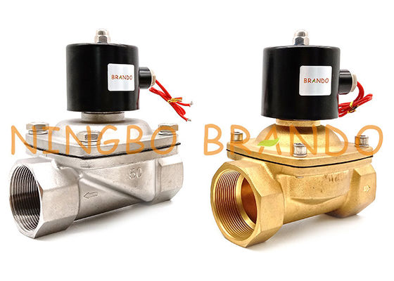 2'' Inch Semi-Diaphragm UW-50 Brass SUW-50 SS304 Solenoid Valve