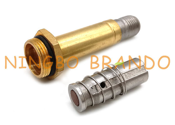 S9 2/2 Way NC Thread Brass Tube SS Moving Core Solenoid Valve Armature