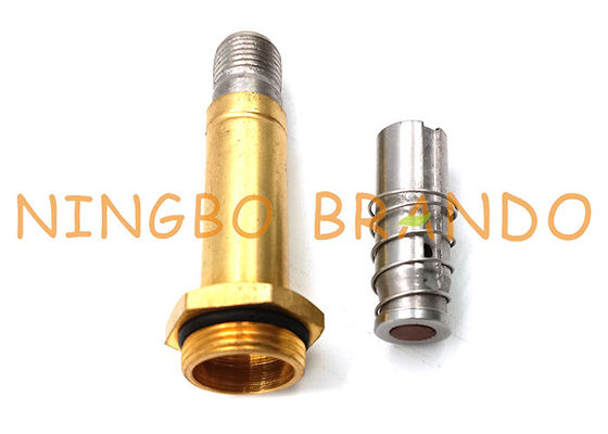 S9 2/2 Way NC Thread Brass Tube SS Moving Core Solenoid Valve Armature