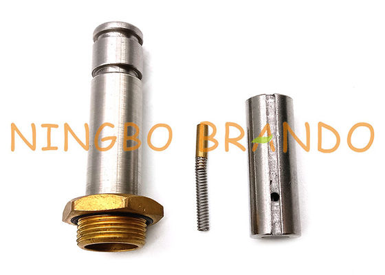 2/2 Way NC Brass Thread Seat Stainless Steel Solenoid Valve Armature