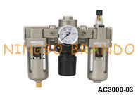 3/8'' AC3000-03 SMC Type FRL Unit Air Filter Regulator And Lubricator