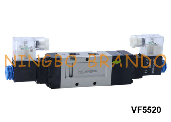 VF5520 SMC Type Pneumatic Solenoid Valve 5 Way 3 Position 24V 220V