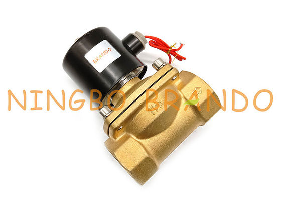 1-1/2'' Inch Threaded UW-40 2W400-40 2/2 Way NC Brass Solenoid Valve