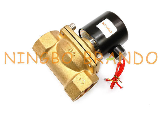 1-1/2'' Inch Threaded UW-40 2W400-40 2/2 Way NC Brass Solenoid Valve