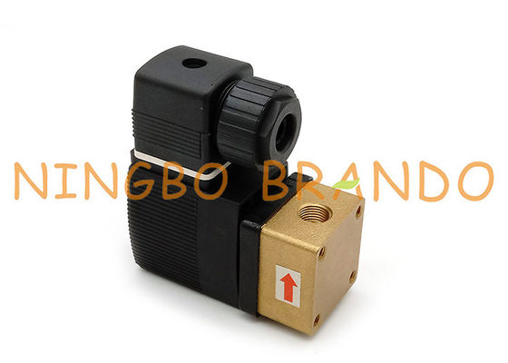 AC110V DC24V 1/4'' 1/8'' Inch Thread 3 Way 6014 Brass Solenoid Valve