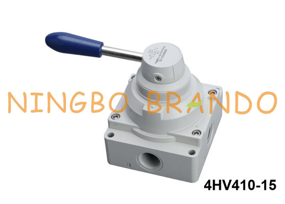 4HV410-15 Airtac Type Rotary Lever Hand Valve 4/2 Way 1/2''