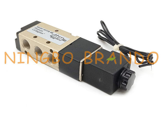 4V110-06 1/8 Inch 5/2 Way Air Control Pneumatic Solenoid Valve