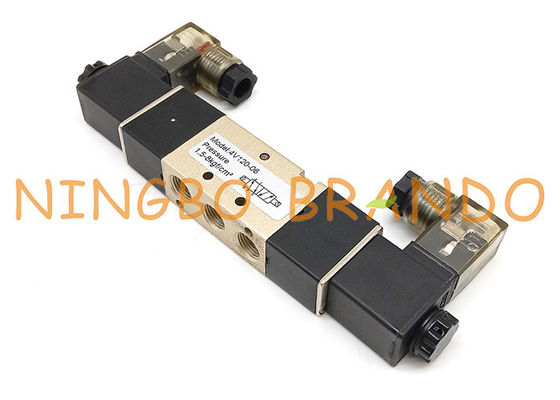 4V120-06 1/8 Inch Terminal Box 5/2 Way Pneumatic Solenoid Valve