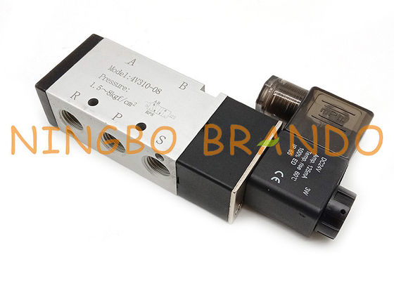 4V310-08 1/4 Inch 5/2 Way Single Coil Pneumatic Solenoid Valve