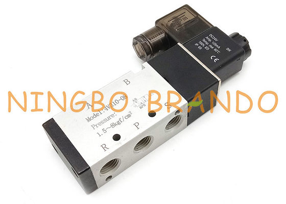 4V310-08 1/4 Inch 5/2 Way Single Coil Pneumatic Solenoid Valve