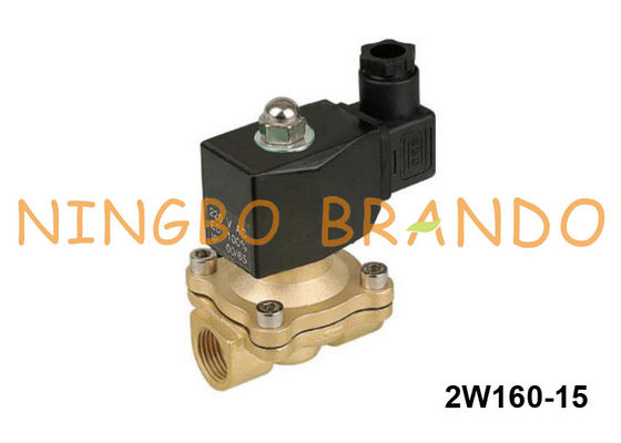 2W160-15 1/2'' 2 Way NC Brass Water Solenoid Valve 24V 220V