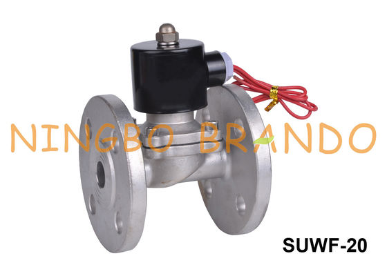 SUWF-20 3/4'' Flange Connection Water Solenoid Valve 24VDC 220VAC