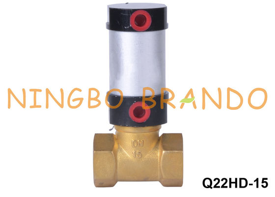 Q22HD-15 1/2'' DN15 2/2 Way Pneumatic Control Piston Valve