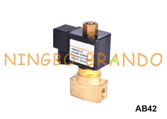 AB42 CKD Type 2 Way NO Brass Solenoid Valve 1/8'' 1/4'' 3/8'' 1/2''