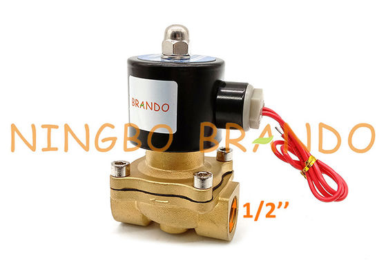 UW-15 2W160-15 1/2 Inch NC Semi Diaphragm Brass Solenoid Valve