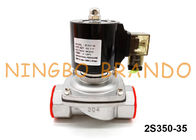 2S350-35 1 1/4 Inch Stainless Steel Electric Solenoid Valve 24 Volt DC