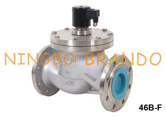 4'' DN100 Flanged Water Fountain Solenoid Valve IP68 Underwater 24V 220V