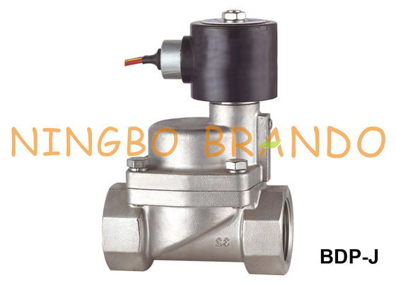 1 1/4'' 1 1/2'' 2'' High Pressure Stainless Steel Solenoid Valve 30 Bar