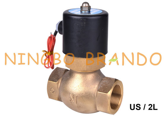 2L Series Steam Brass Solenoid Valve 1/2'' 3/4'' 1'' 1 1/4'' 1 1/2'' 2''