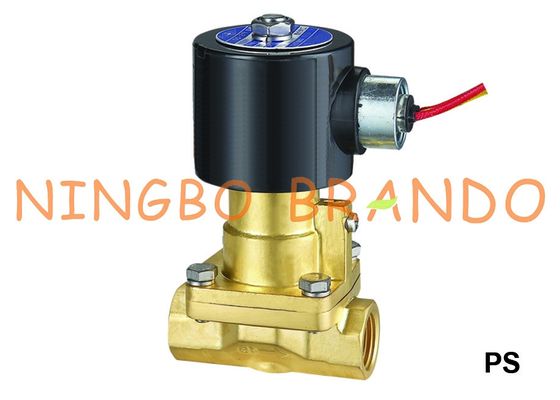 24VDC 220VAC Steam Brass Electric Solenoid Valve 3/8'' 1/2'' 3/4'' 1''