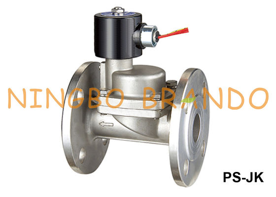 1/2'' 3/4'' 1'' Flanged Steam Stainless Steel Solenoid Valve Normally Closed