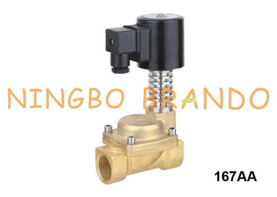 High Temperature Steam Brass Solenoid Valve 3/8'' 1/2'' 3/4'' 1'' 24V 220V