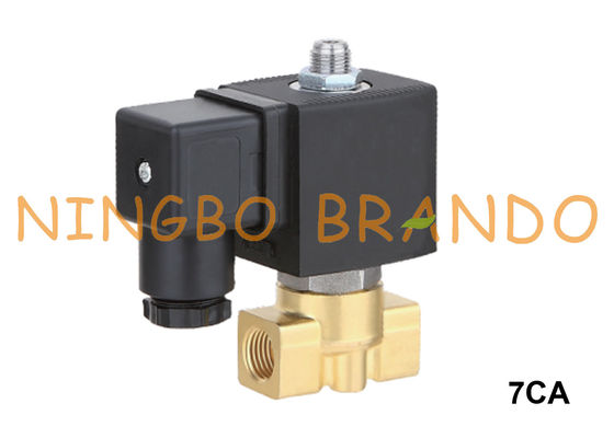 1/8'' 1/4'' 3 Way NC Compact Brass Solenoid Valve 24VDC 220VAC