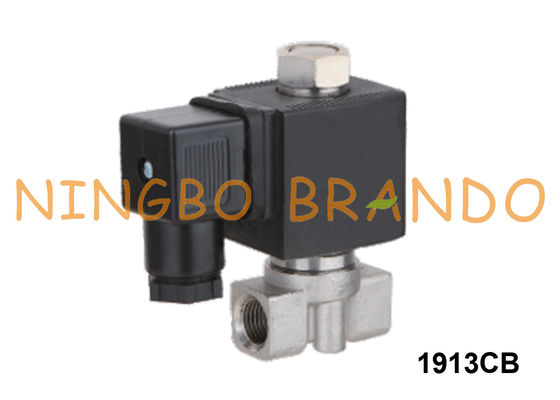 24V 220V 2 Way Stainless Steel Solenoid Valve Normally Open 1/8'' 1/4'' 3/8''