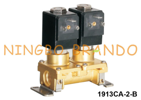 1/8'' 1/4'' Multi Port 2 Group Brass Solenoid Valve Combination 24V 220V