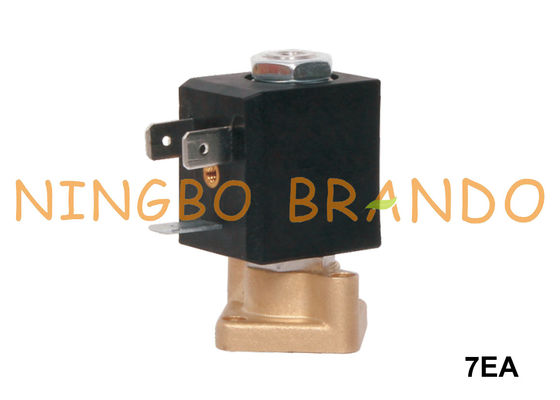 3 Way Normally Open Brass Solenoid Valve Sub Base Mounted 24V 220V