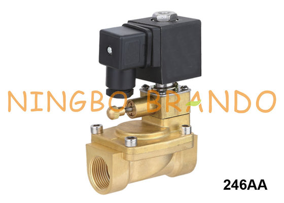 Fire Fighting System Water Brass Solenoid Valve Manual Override 24V 220V