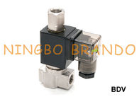 1/8'' 1/4'' 3 Way Stainless Steel Solenoid Valve Normally Closed 24VDC 220VAC