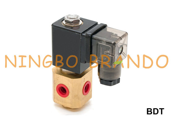 1/8'' 1/4'' 3 Way Normally Closed Brass Solenoid Valve Water Air 24V 220V