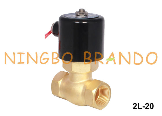 2L-20 3/4'' Brass Solenoid Valve For Steam And Hot Water 12V 24V 110V 220V