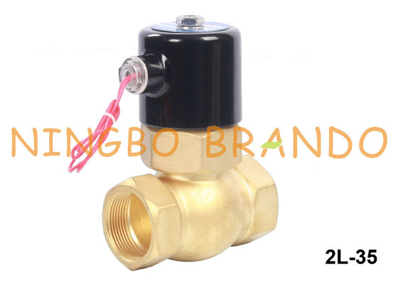 2L-35 1 1/4'' Brass Steam Hot Water Solenoid Valve 12V 24V 110V 220V