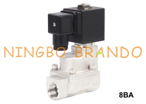 High Pressure Air Water Stainless Steel Solenoid Valve 3/8'' 1/2'' 3/4'' 1''