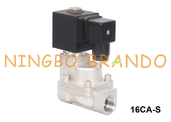 Steam Hot Water Stainless Steel Solenoid Valve 3/8'' 1/2'' 3/4'' 1'' 24V 220V