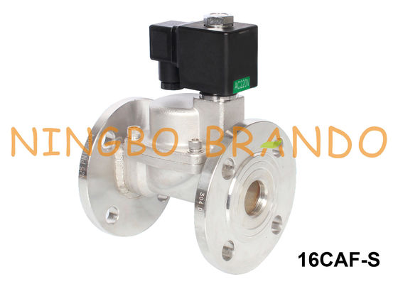 1'' 1 1/4'' 1 1/2'' 2'' Flanged Stainless Steel Solenoid Valve Steam 24V 220V