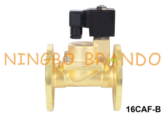 24V 220V Brass Solenoid Valve Steam 1'' 1-1/4'' 1-1/2'' 2'' Flange End