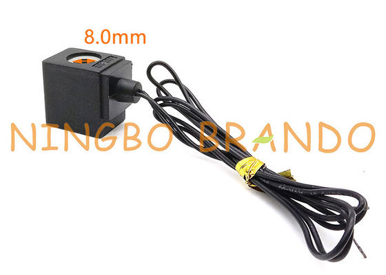 8mm Hole Diameter With Flying Leads Pneumatic Valve Solenoid Coil