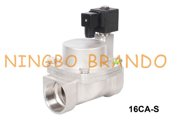 1 1/4'' 1 1/2'' 2'' Hot Water Steam Stainless Steel Solenoid Valve 24V 220V