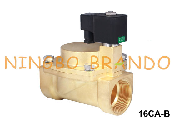 1-1/4'' 1-1/2'' 2'' Electric Steam Brass Solenoid Valve 24VDC 220VAC