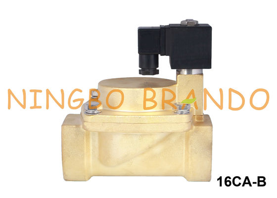 Hot Water Steam Brass Solenoid Valve 1 1/4 1 1/2 2 Inch 24V 220V