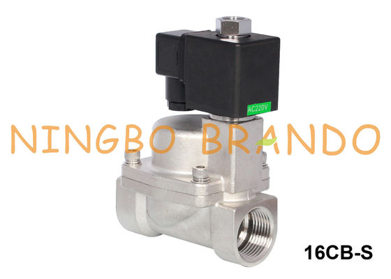 Normally Open Electric Steam Solenoid Valve 3/8'' 1/2'' 3/4'' 1'' 24VDC 220VAC