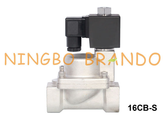 Normally Open SS304 Steam Solenoid Valve 3/8'' 1/2'' 3/4'' 1'' 24V DC 220V AC