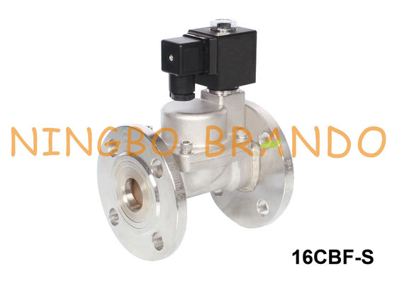 1'' 1 1/4'' Flanged Stainless Steel Steam Solenoid Valve Normally Open