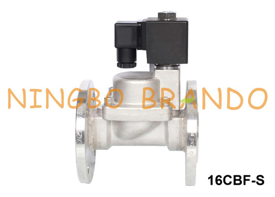 1 1/2'' 2'' Flanged Normally Open Steam Solenoid Valve Stainless Steel