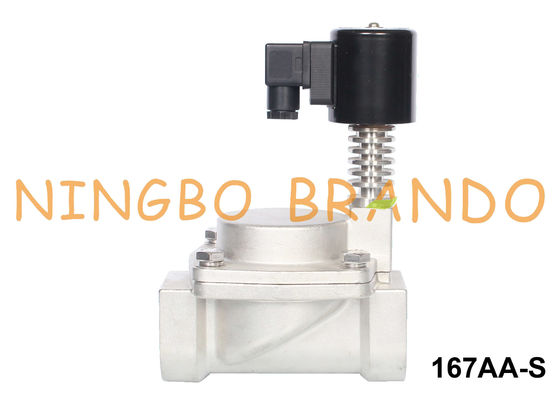 2'' Stainless Steel Solenoid Valve For Hot Water 220V 230V 240V