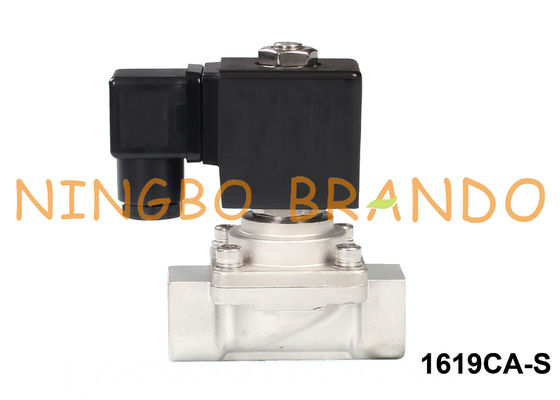 3/8'' 1/2'' Hot Water And Steam SS304 Solenoid Valve 24V 220V